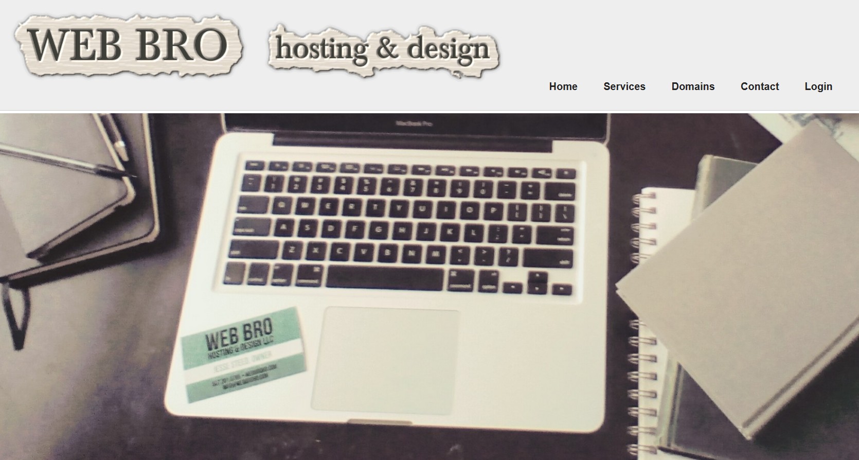 Web Bro website screenshot